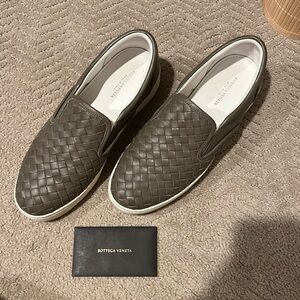 Bottega Veneta Italian leather slide sneakers